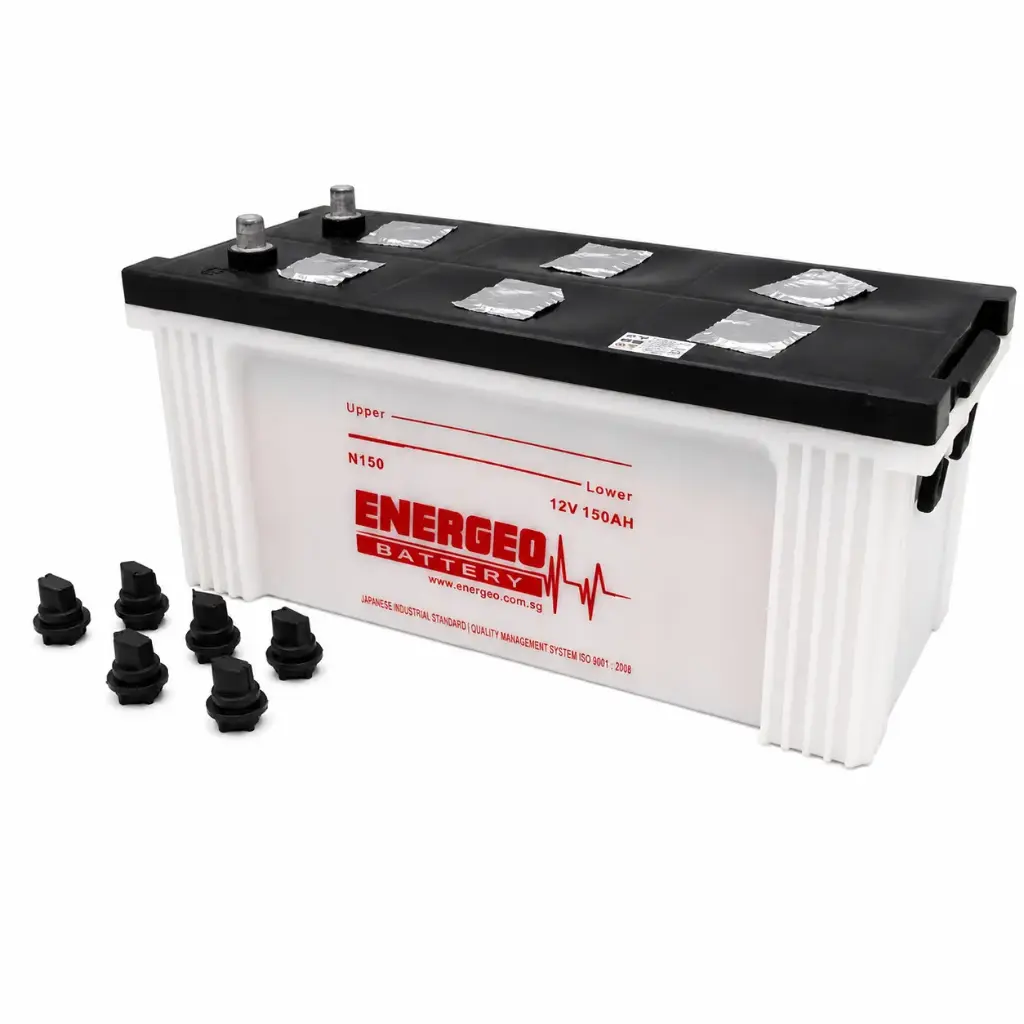 ENERGEO BATTERY-DRY CHARGE 12V 150AH (Conventional) (L-20.15", W-8.34", H-8.26")