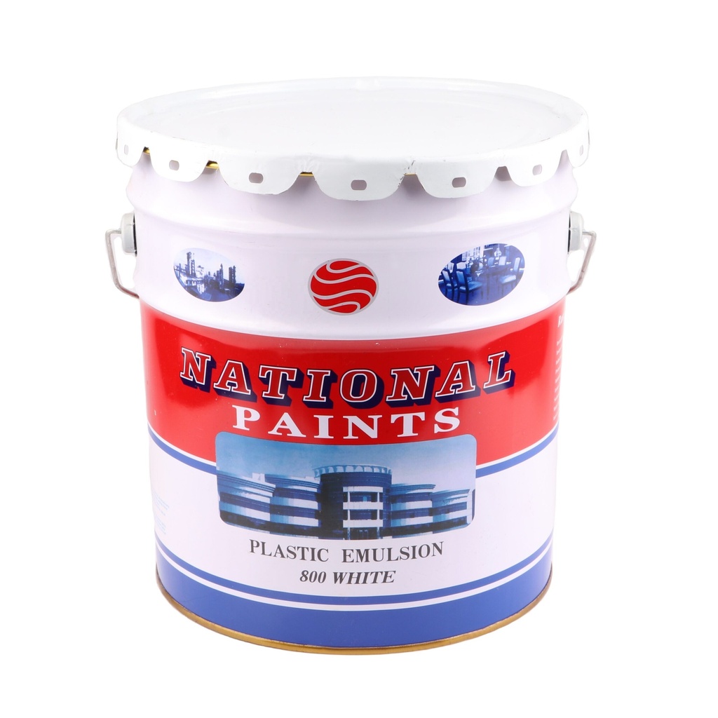 NATIONAL PAINT EMULSION 18LTR - 800 WHITE
