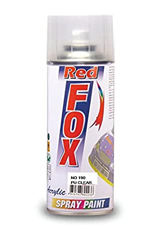 SPRAY PAINT CLEAR NO.190 (REDFOX) (1BOX = 12CAN)