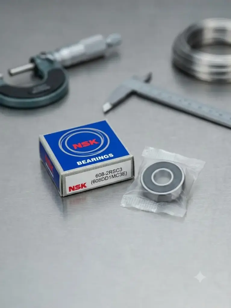 NSK BALL BEARING 608-2RSC3 (608DD1MC3E)