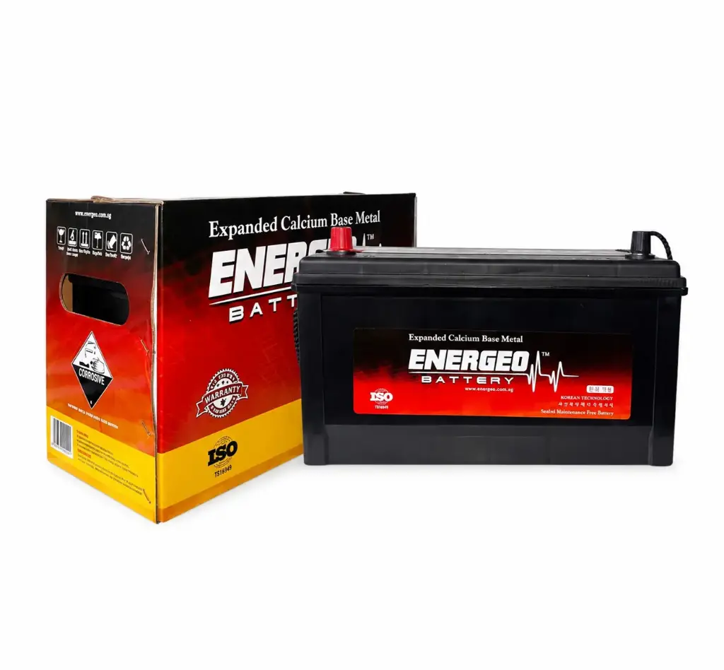 ENERGEO MF BATTERY 12V 100AH N100MF 95E41R CCA:750amp (L-15.86, W-6.88", H-8.22") (WITH STANDARD TERMINAL)