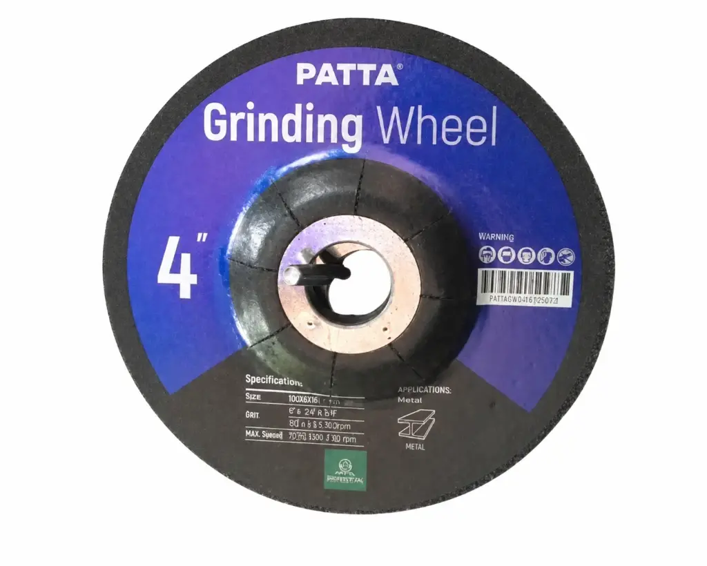PATTA Grinding Disc 4" A24TBF27 (100X6.0X16MM)