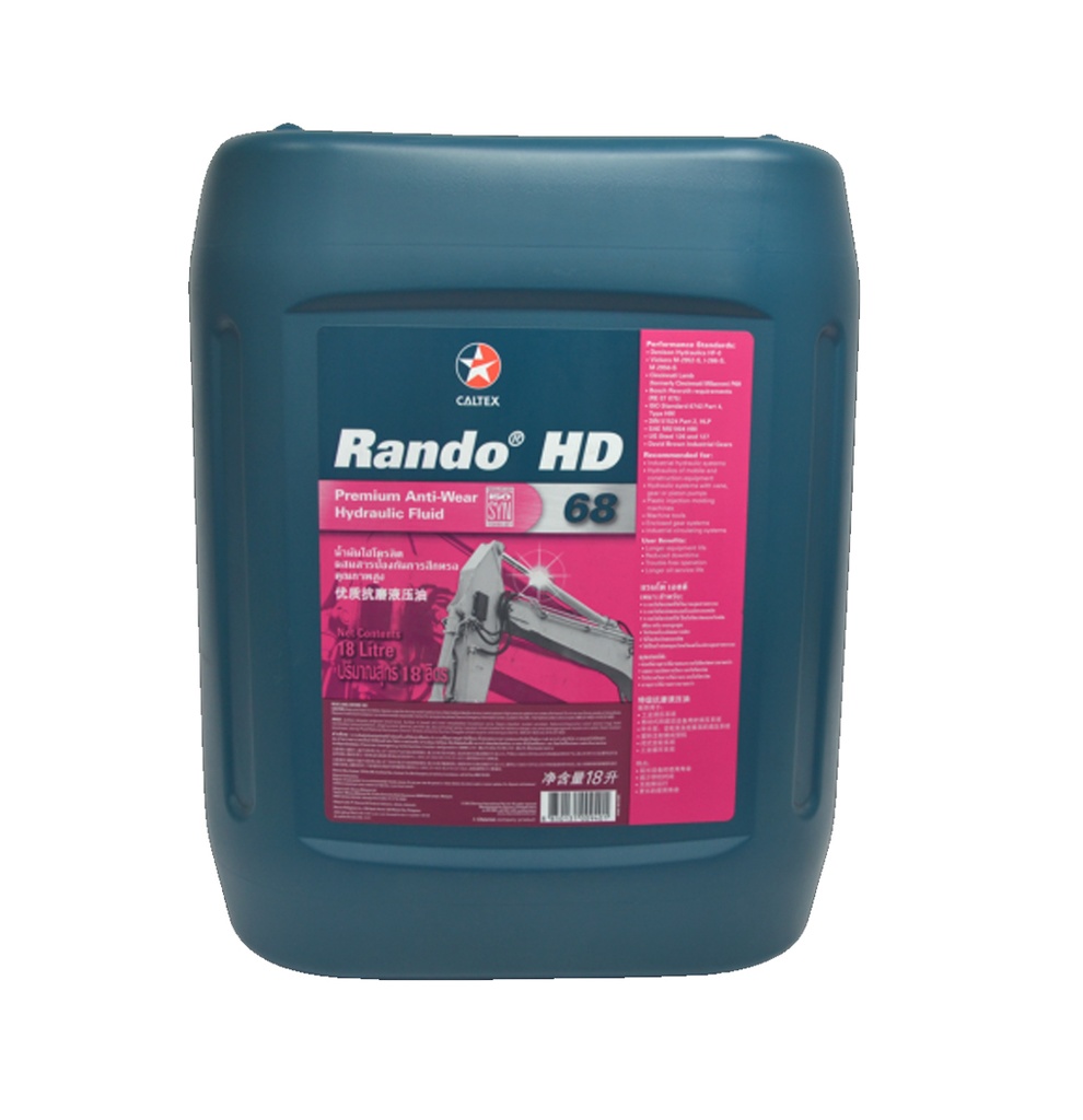 CALTEX RANDO HD 68 HYDRAULIC OIL 18L