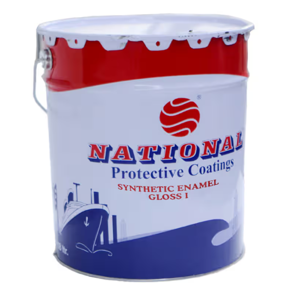 NATIONAL PAINT ENAMEL GLOSS 18LTR - 800 WHITE
