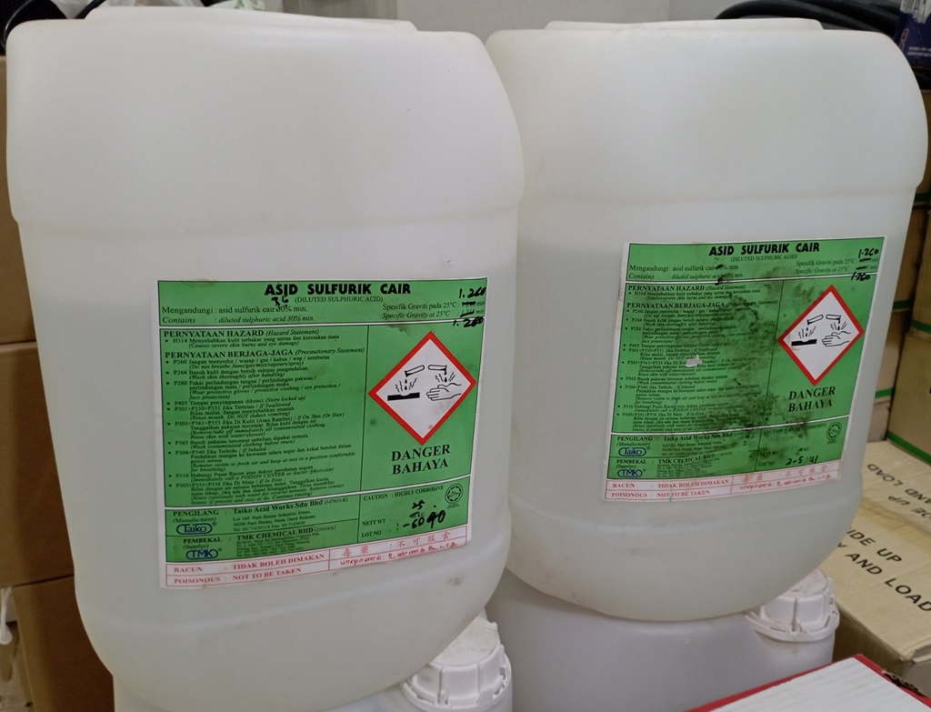 BATTERY ACID 20 LITERS