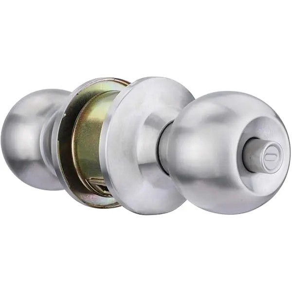 CAPTAIN LOCK CYLINDRICAL KNOB LOCK SS ET 60MM- WITH KEY