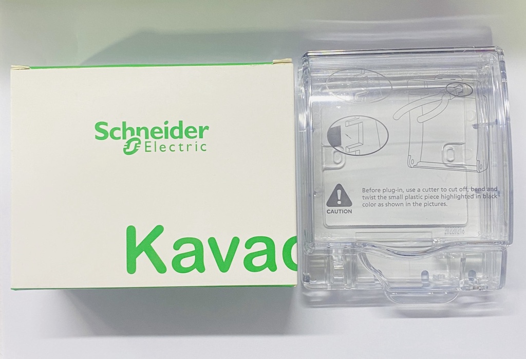 Schneider Weatherproof Cover (Transparent) Single IP65 - E223R_TR