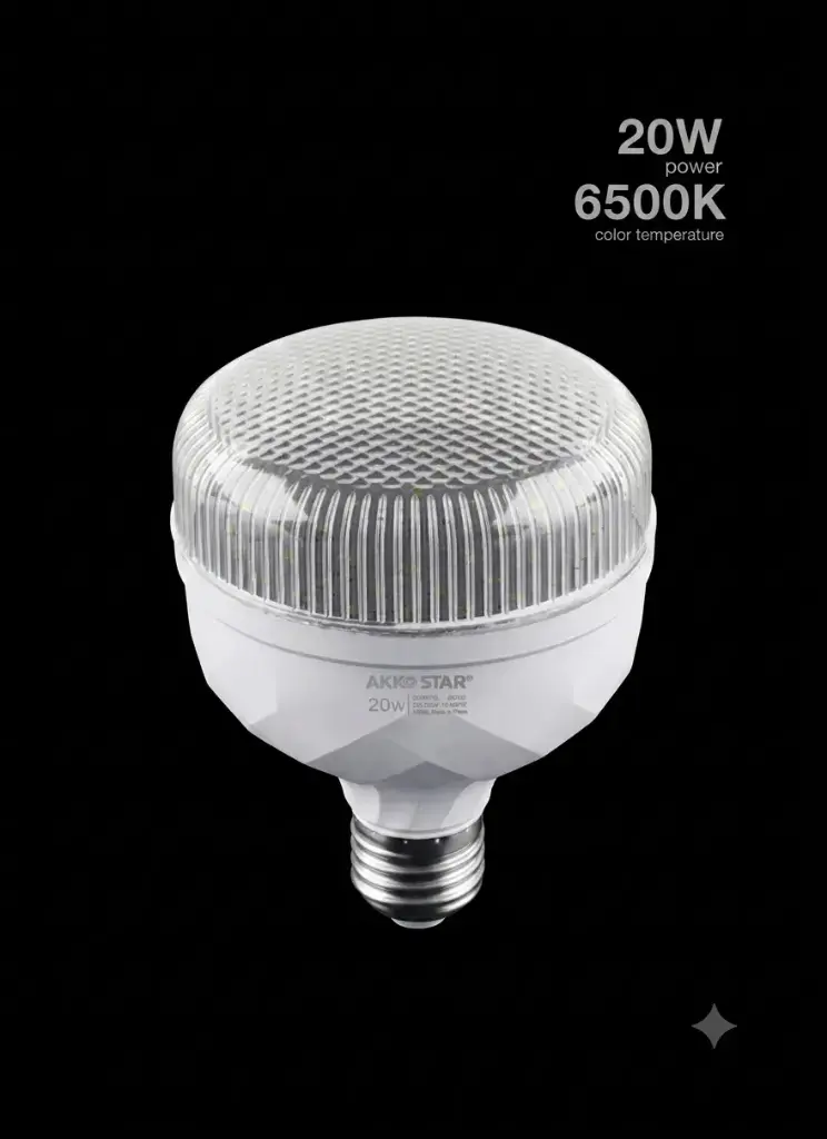 Akko Star AK55153 Led Bulb 20W 6500K (DAY LIGHT)