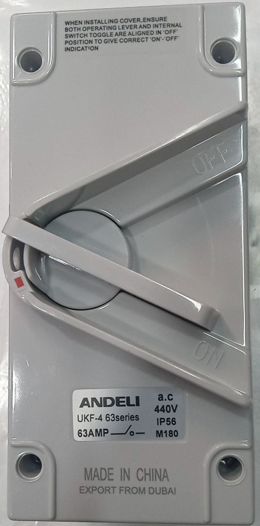 ANDELI ISOLATOR 4P 63A