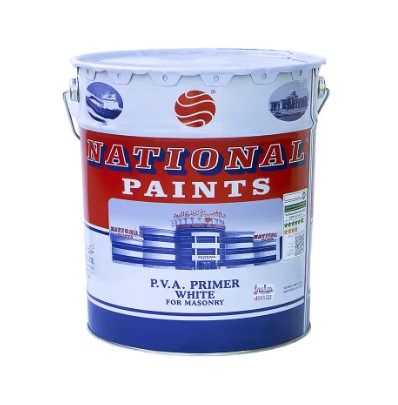 NATIONAL PAINT PVA PRIMER FOR MASONRY 18LTR - 800 WHITE