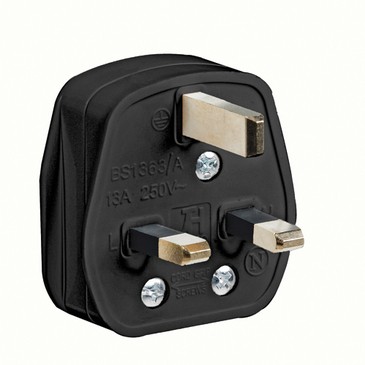 Plug Top 13A Black