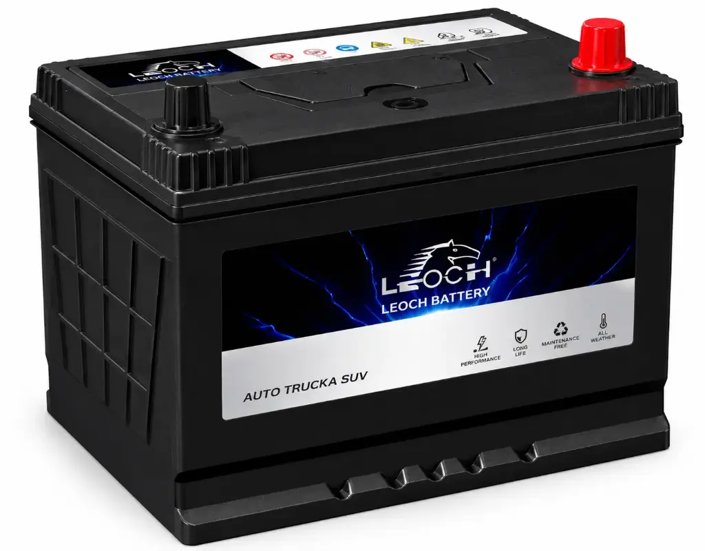 LEOCH FLOODED BATTERY 12V 80AH 90D26L (L-10.2", W-6.88", H-8.70")