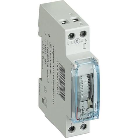 HAGER TIMER SWITCH ANALOGUE 16A EHN011 1MODULE
