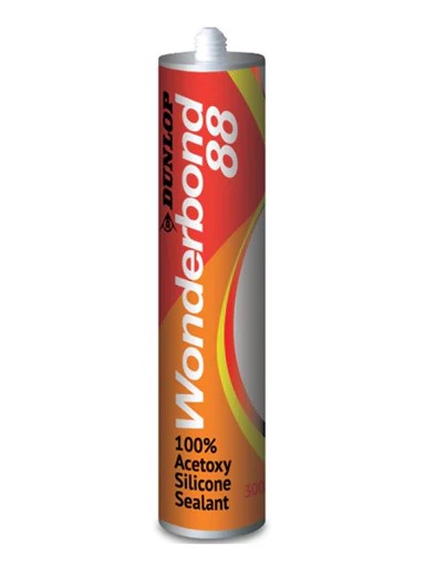 DUNLOP WDP SILICONE WONDERBOND 88 ACETIC CLEAR 300G