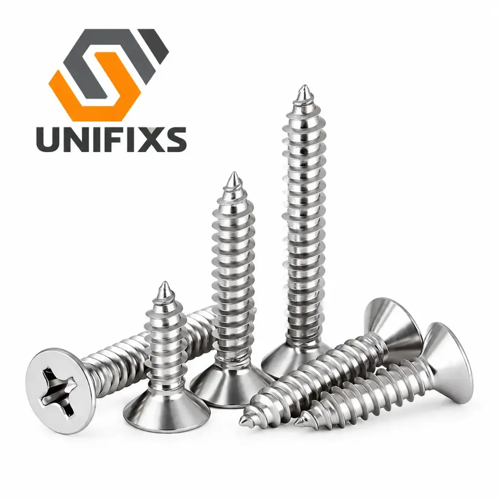 UNIFIXS SS SELF TAPPING SCREW 304- (1X10X300p) -2" #8