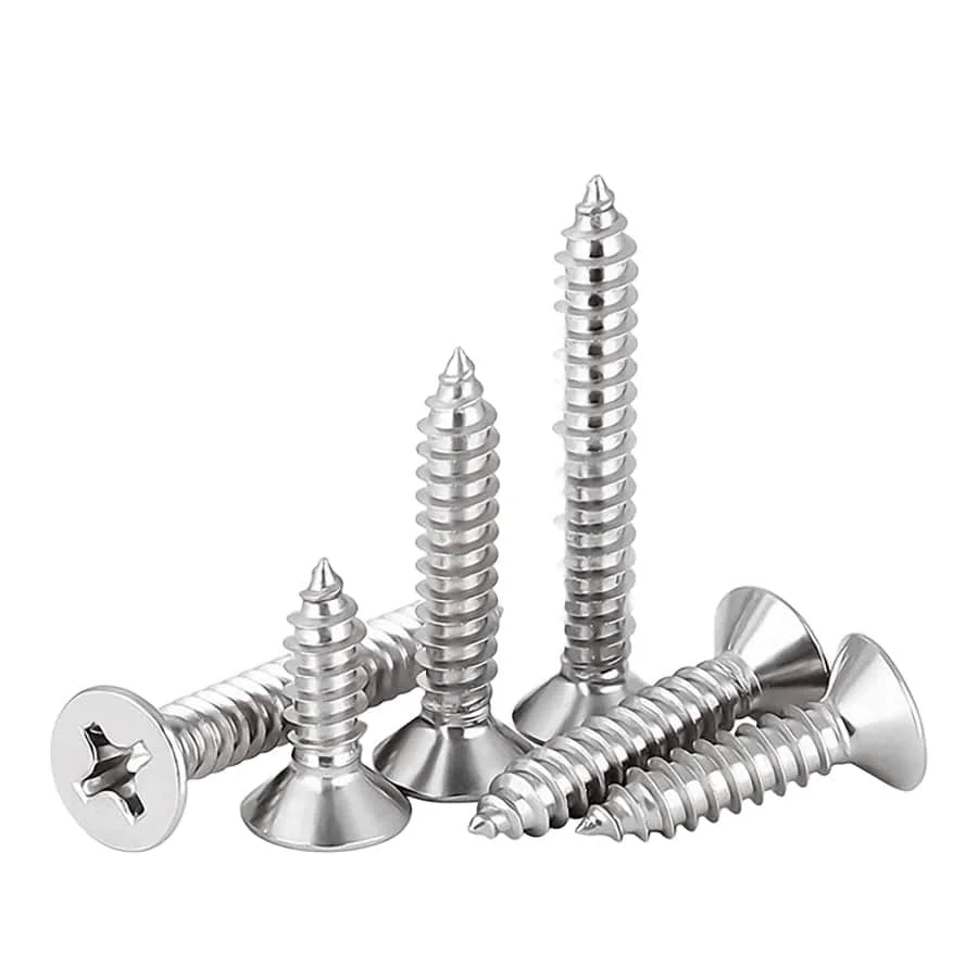 SS SELF TAPPING SCREW 304- 1X2X1000p-3" #8