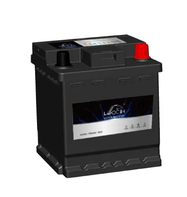 LEOCH FLOODED BATTERY 12V (DIN 40AH) (54011) (L-6.89 ", W-6.89", H-7.48")
