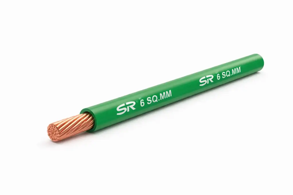 Earth Cable 6mm x1 core (SR)- per mtr