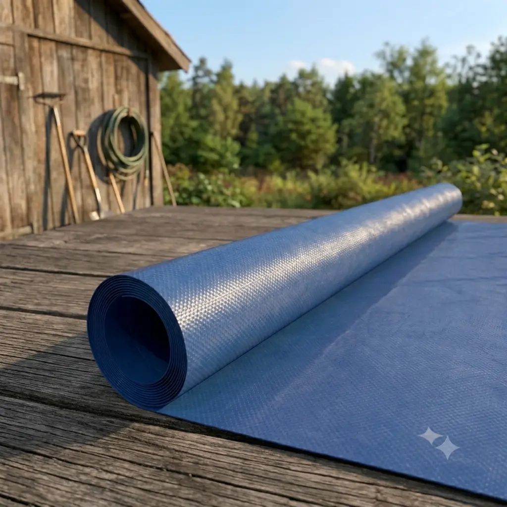 PVC CANVAS BLUE ML12/12 6FT x 50MTR