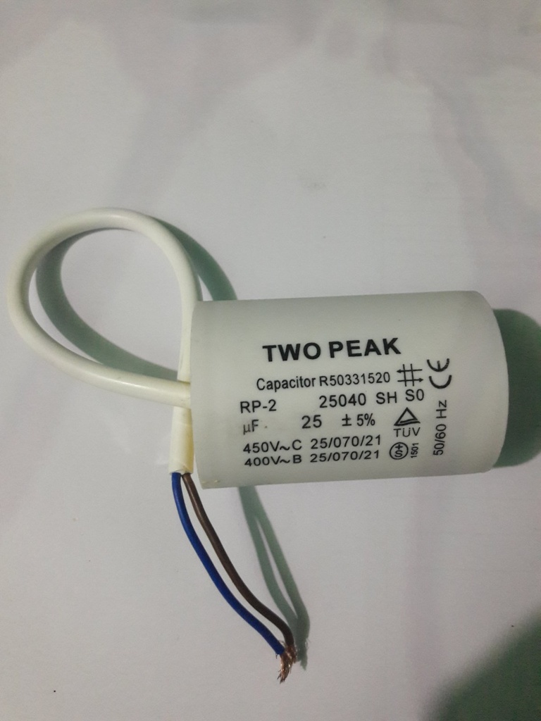 CAPACITOR 25UF - WIRE TYPE