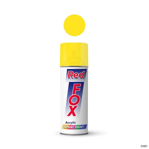 [1163] SPRAY PAINT YELLOW NO.41 (REDFOX) (1BOX = 12CAN)