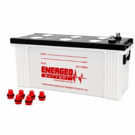 [1017] ENERGEO BATTERY-DRY CHARGE 12V 120AH ENDC-N120 (Conventional) (L-20.15", W-7.16, H-8.26)