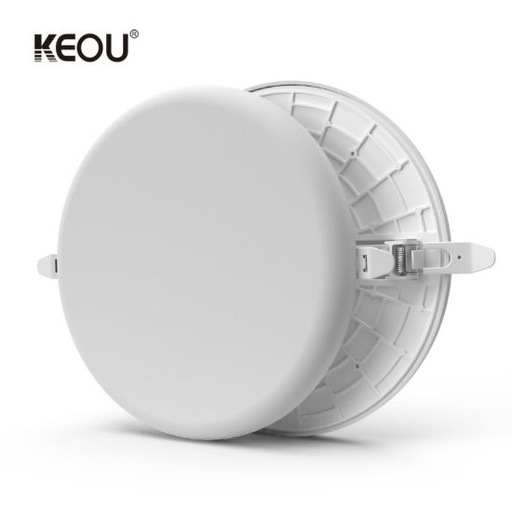 [1226] KEOU LED Adjustable Panel Light Round 18W White (HOLESIZE - 75-105mm)