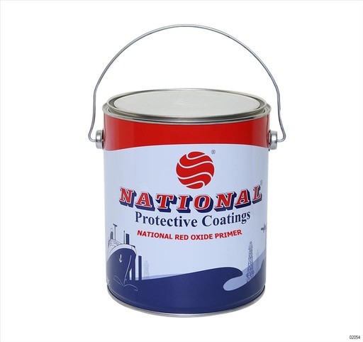 [1255] NATIONAL PAINT RED OXIDE 1X4X3.6LTR