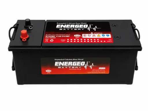 [1016] ENERGEO MF BATTERY 12V 120AH-N120 135F51MF CCA:850amp  (L-19.80", W-7.16", H-8.18")