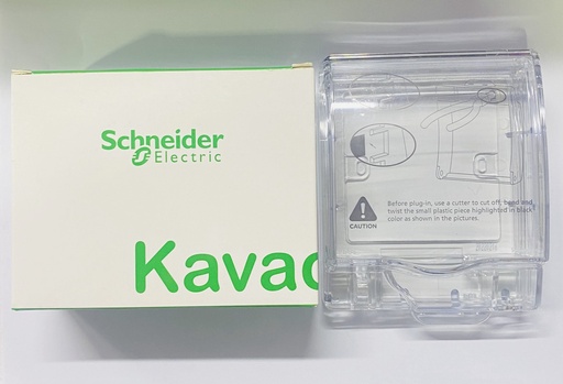 [1311] Schneider Weatherproof Cover (Transparent) Single IP65 - E223R_TR