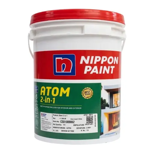 [1501] NIPPON ATOM INTERIOR AND EXTERIOR EMULSION N1134 (20L) - YELLOW