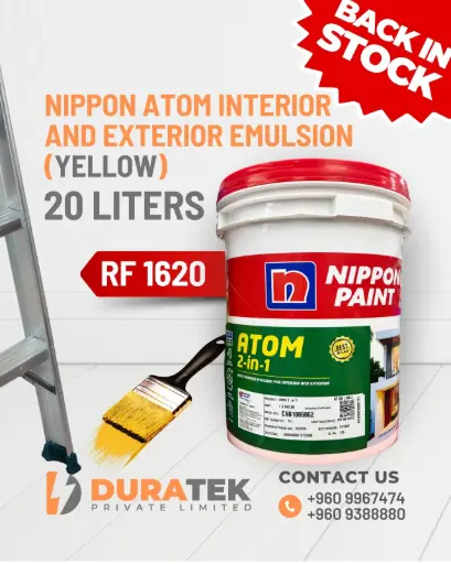 [1501] NIPPON ATOM INTERIOR AND EXTERIOR EMULSION N1134 (20L) - YELLOW