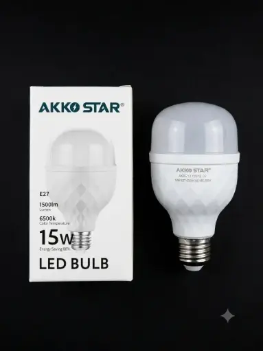 [1337] Akko Star AK89713 Led Bulb E27 15W 6500K (DAY LIGHT)