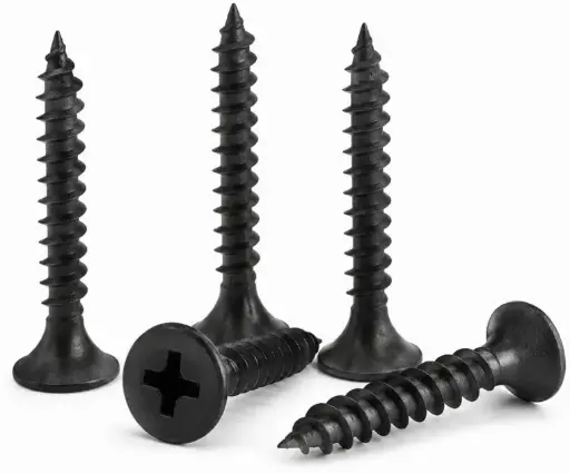 [1055] Patta Black Screw #8 x 1" X 1000Pcs