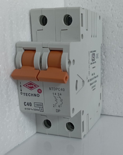 [1388] HPL TECHNO MCB 2P C 40A (NTDPC40)