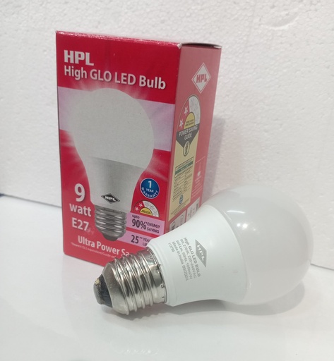 [1392] HPL LED BULB 9W 2700K E27 (WARM WHITE)