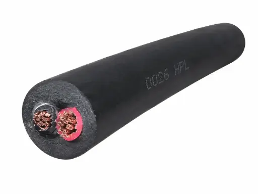 [1463] ROUND CABLE BLACK 6MM 2 CORE CU/PVC/PVC (HPL)-Unarmoured