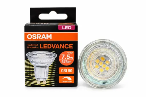 [1404] OSRAM PFM LDP 7.5W 930 GU10 DIM 675LM