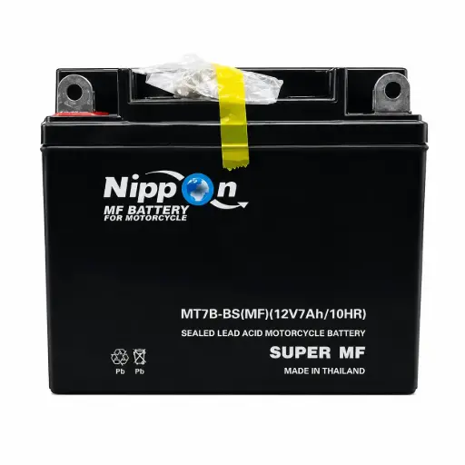 [1422] NIPPON MF Motor Cycle Battery 12V 7AH (MT 7L – BS) (1BOX = 8NOS)