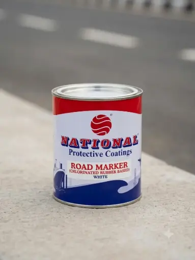 [1465] NATIONAL ROAD MARKING PAINT 1LTR - WHITE