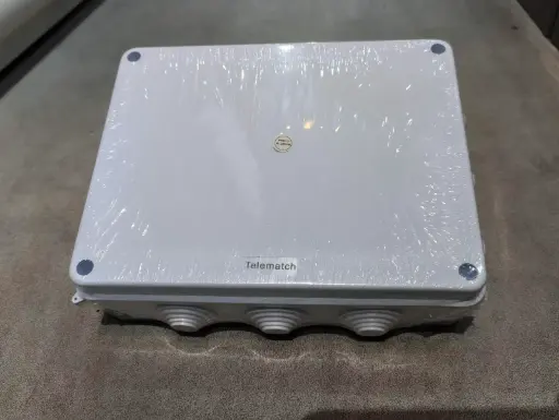 [1559] TELEMATCH WEATHERPROOF ELECTRICAL JUNCTION BOX (250x200x80mm)