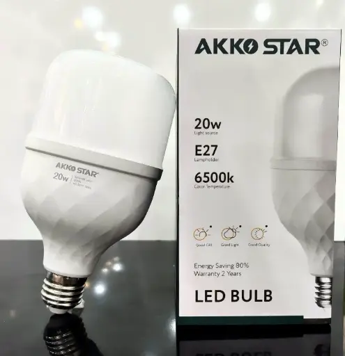 [1567] Akko Star AK54408 Led Bulb E27 20W 6500K (DAY LIGHT)